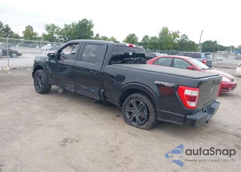 2021 Ford F-150 Lariat z USA, uszkodzony, nr VIN 1FTFW1E85MKE27620